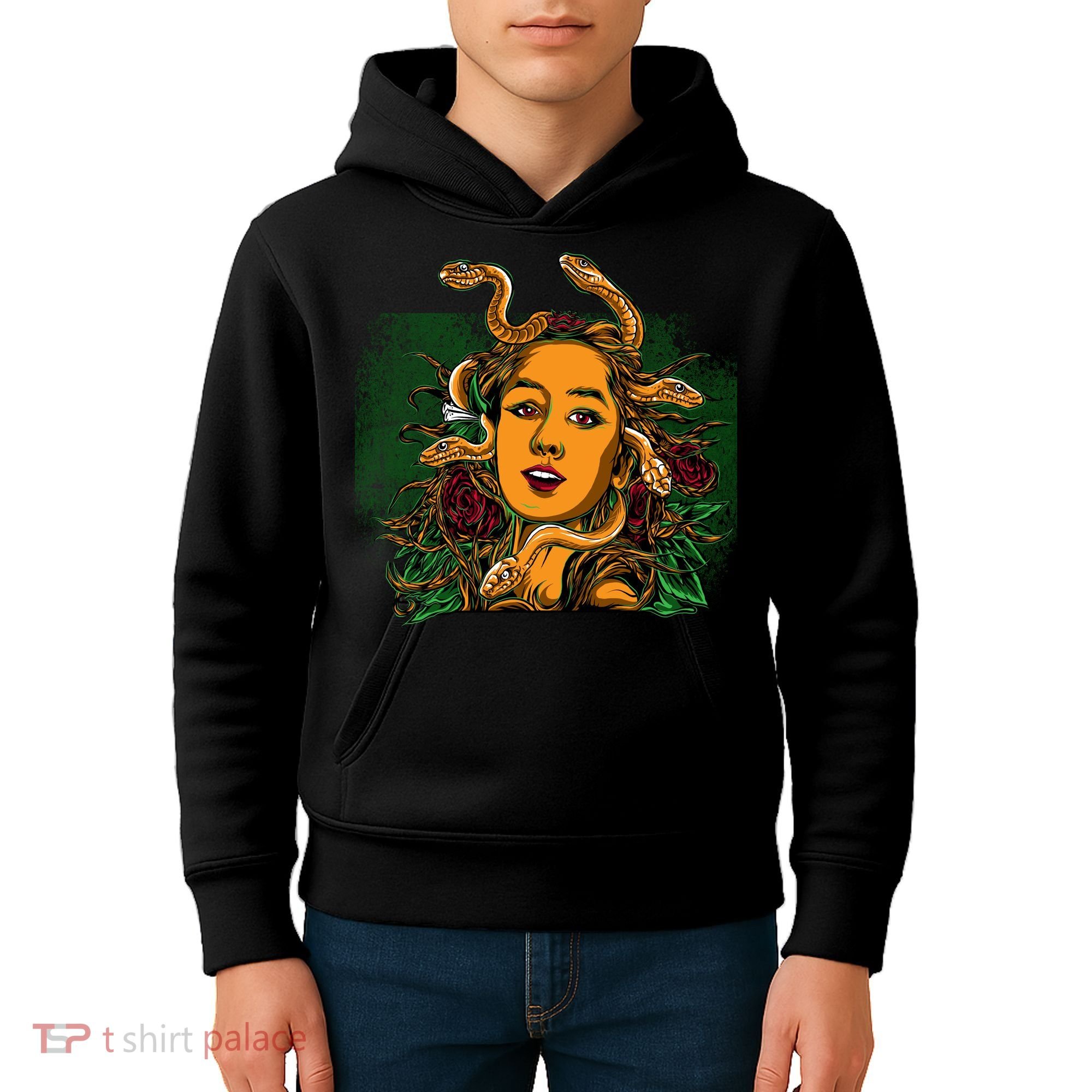 Medusa Greek Mythology Gorgo Kids Hoodie