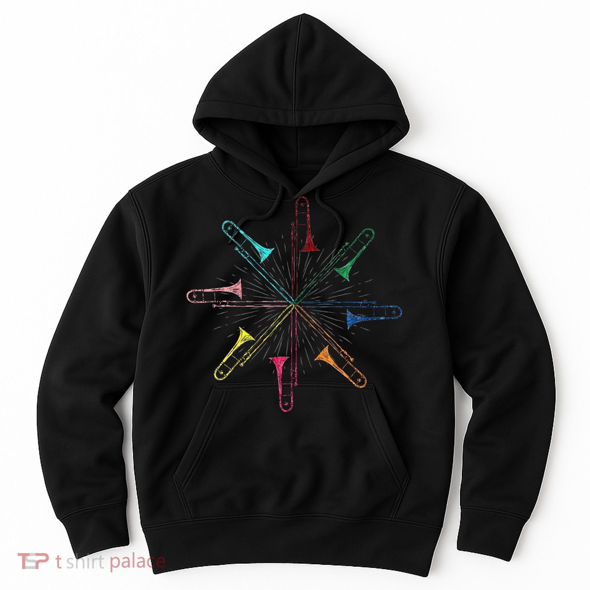 Music Gift Musician Musical Instrument Trombonist Trombone Hoodie