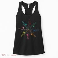 Music Gift Musician Musical Instrument Trombonist Trombone Women's Tank Top thumb 0