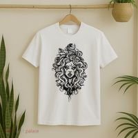 Medusa Greek Mythology Strong Women Rights Feminist T-Shirt thumb 2