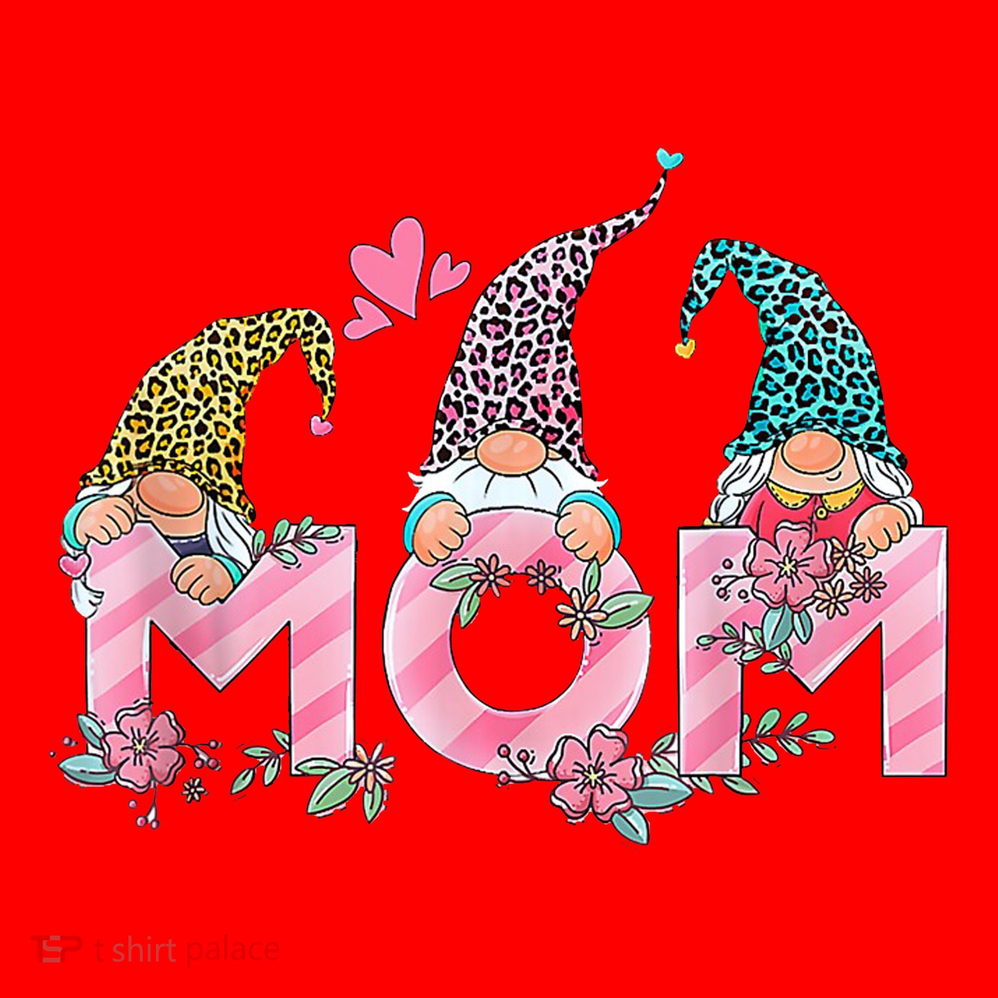 Mom Gnome Mother's Day Cute Gift Santa Hat