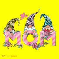 Mom Gnome Mother's Day Cute Gift Women's T-Shirt thumb 6