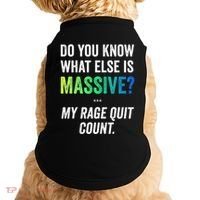 Massive Gaming Meme Rage Quit Gamers Humor Funny Gamer Doggie Tank thumb 0