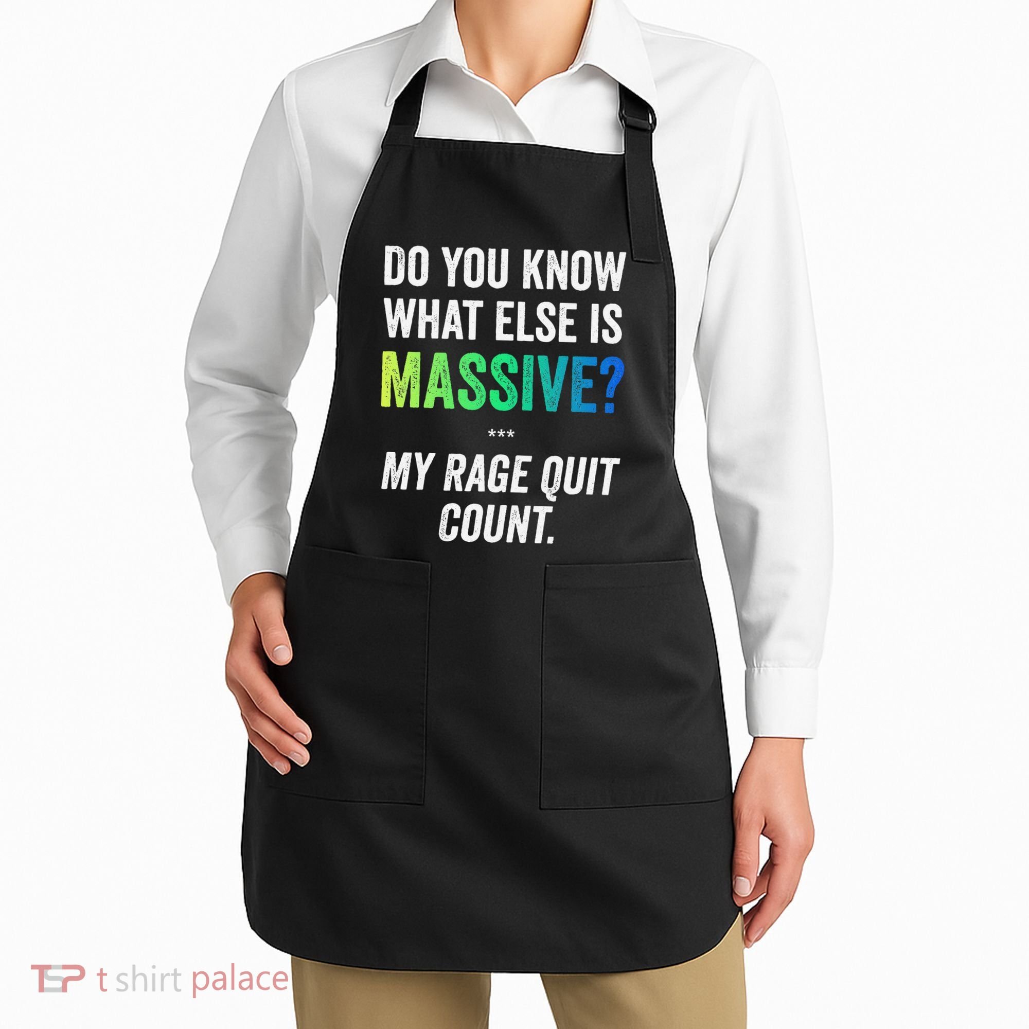 Massive Gaming Meme Rage Quit Gamers Humor Funny Gamer Apron