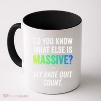 Massive Gaming Meme Rage Quit Gamers Humor Funny Gamer Coffee Mug thumb 0