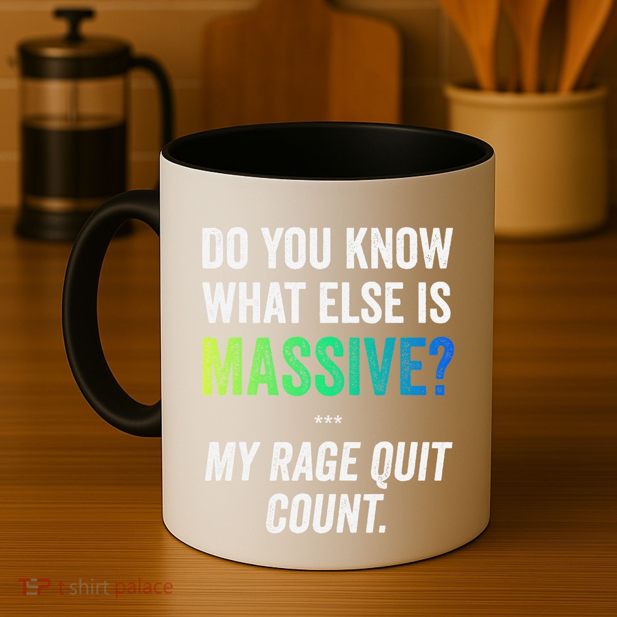 Massive Gaming Meme Rage Quit Gamers Humor Funny Gamer Coffee Mug