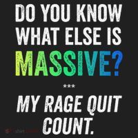 Massive Gaming Meme Rage Quit Gamers Humor Funny Gamer Beanie thumb 2