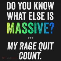 Massive Gaming Meme Rage Quit Gamers Humor Funny Gamer Women's Hoodie thumb 2