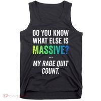 Massive Gaming Meme Rage Quit Gamers Humor Funny Gamer Tank Top thumb 0