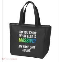 Massive Gaming Meme Rage Quit Gamers Humor Funny Gamer Tote Bag thumb 3