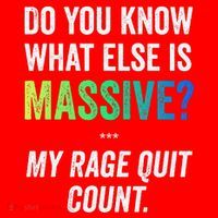 Massive Gaming Meme Rage Quit Gamers Humor Funny Gamer Santa Hat thumb 1