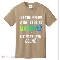 Massive Gaming Meme Rage Quit Gamers Humor Funny Gamer Kids T-Shirt thumb 0
