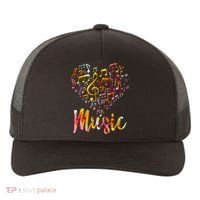 Musician Gift Musical Instrument Music Notes Treble Clef Yupoong Adult 5-Panel Trucker Hat thumb 0
