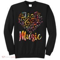 Musician Gift Musical Instrument Music Notes Treble Clef Sweatshirt thumb 0