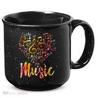 Musician Gift Musical Instrument Music Notes Treble Clef 15oz Campfire Ceramic Mug thumb 0