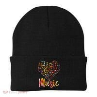 Musician Gift Musical Instrument Music Notes Treble Clef Beanie thumb 0