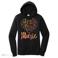 Musician Gift Musical Instrument Music Notes Treble Clef Women's Hoodie thumb 0