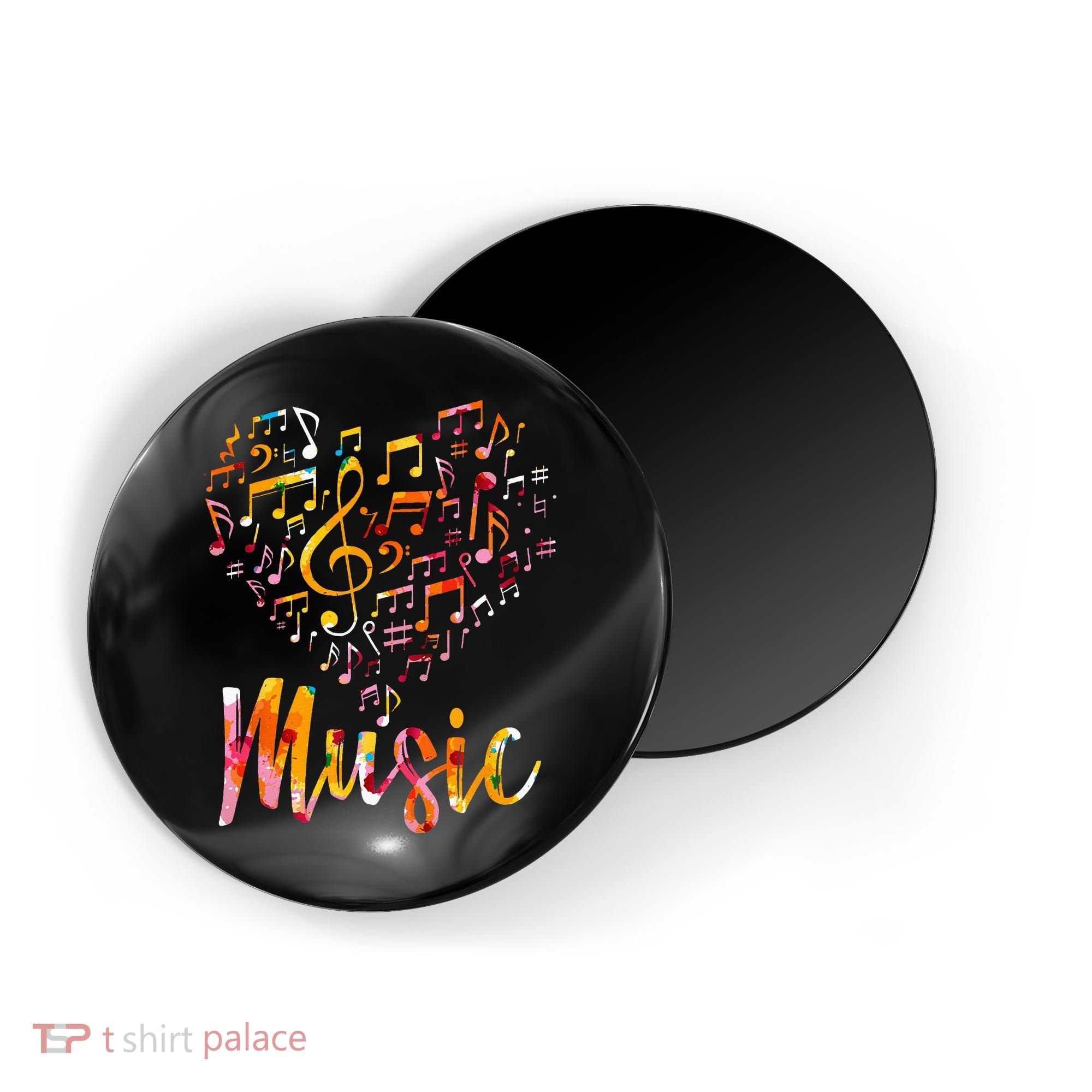 Musician Gift Musical Instrument Music Notes Treble Clef Magnet
