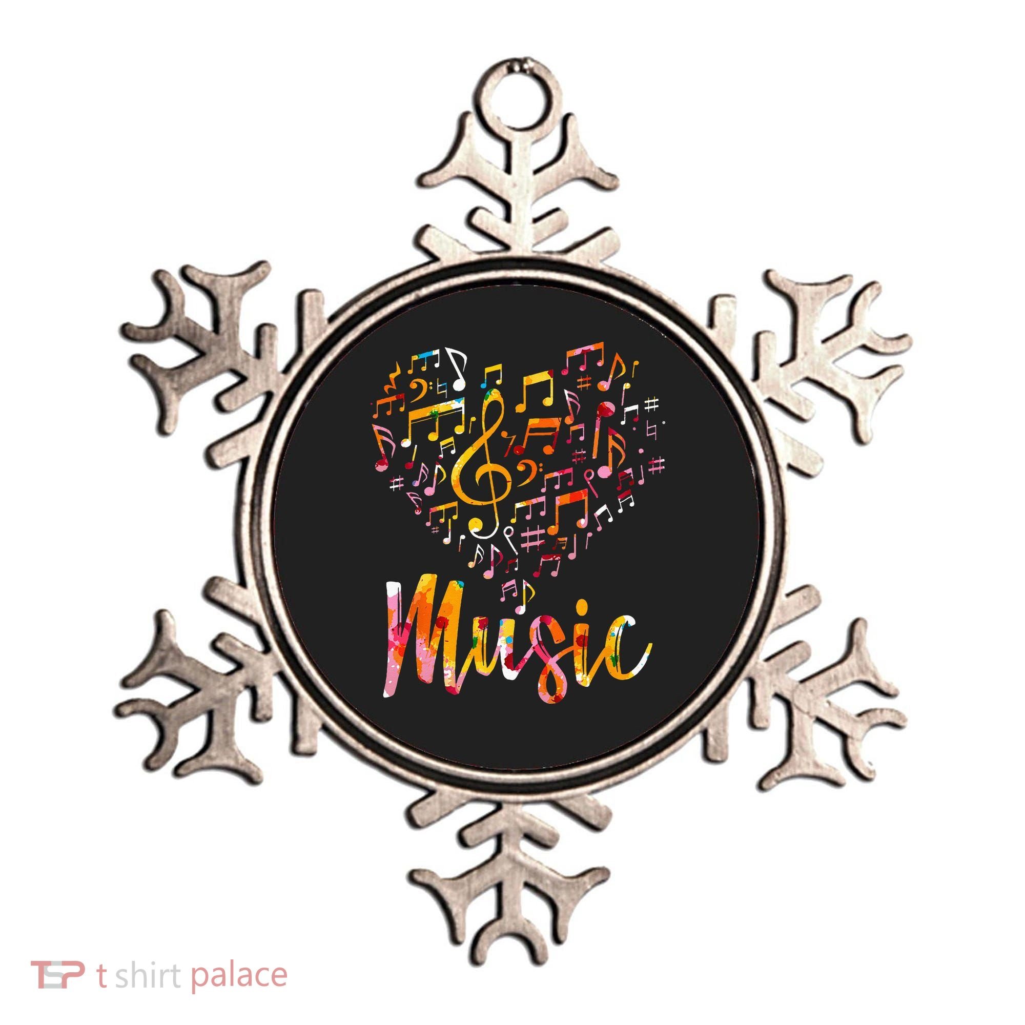 Musician Gift Musical Instrument Music Notes Treble Clef Ornament