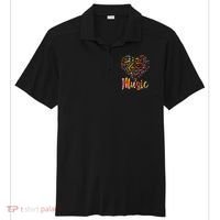 Musician Gift Musical Instrument Music Notes Treble Clef Sport-Tek Posi-UV Pro Polo thumb 0