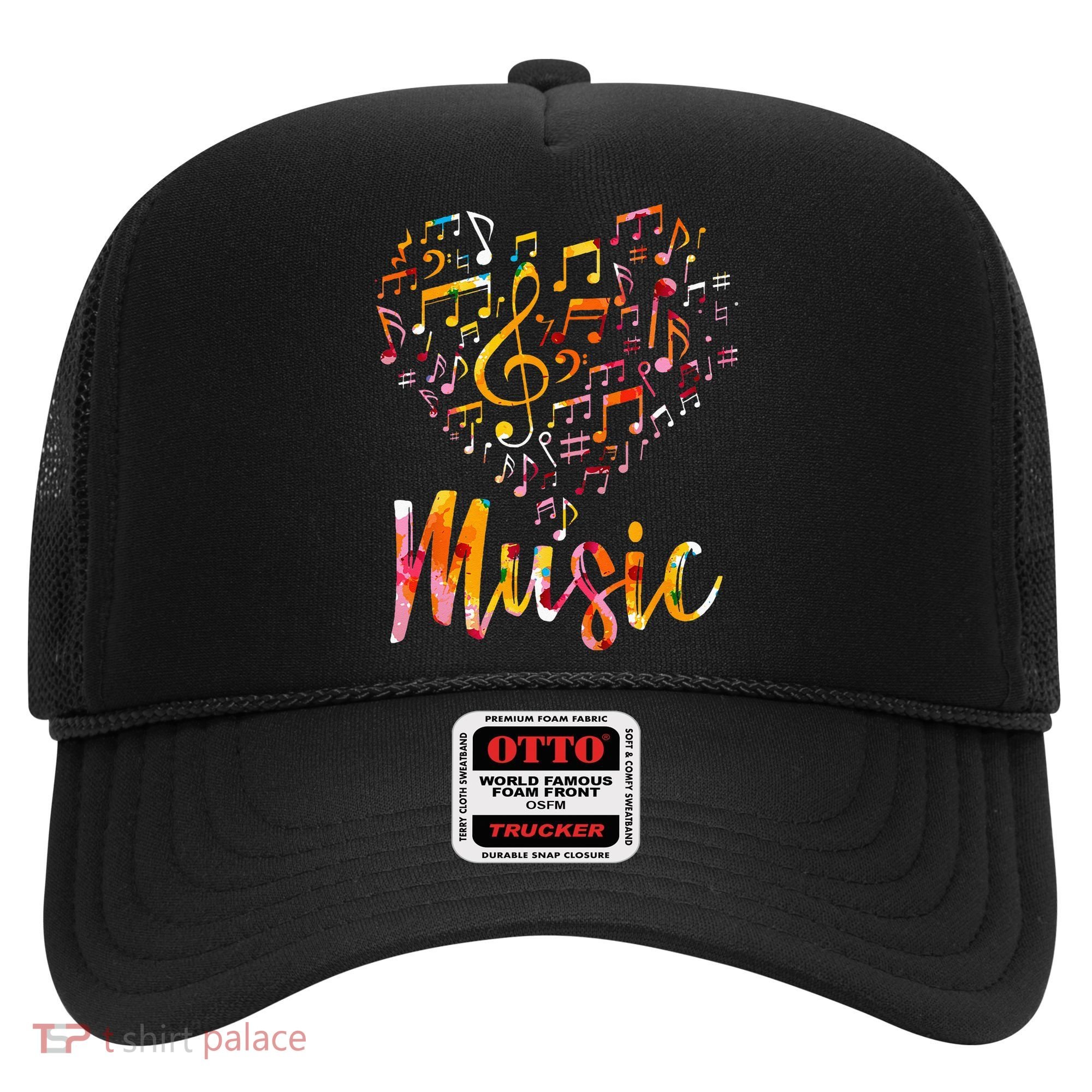 Musician Gift Musical Instrument Music Notes Treble Clef Hat