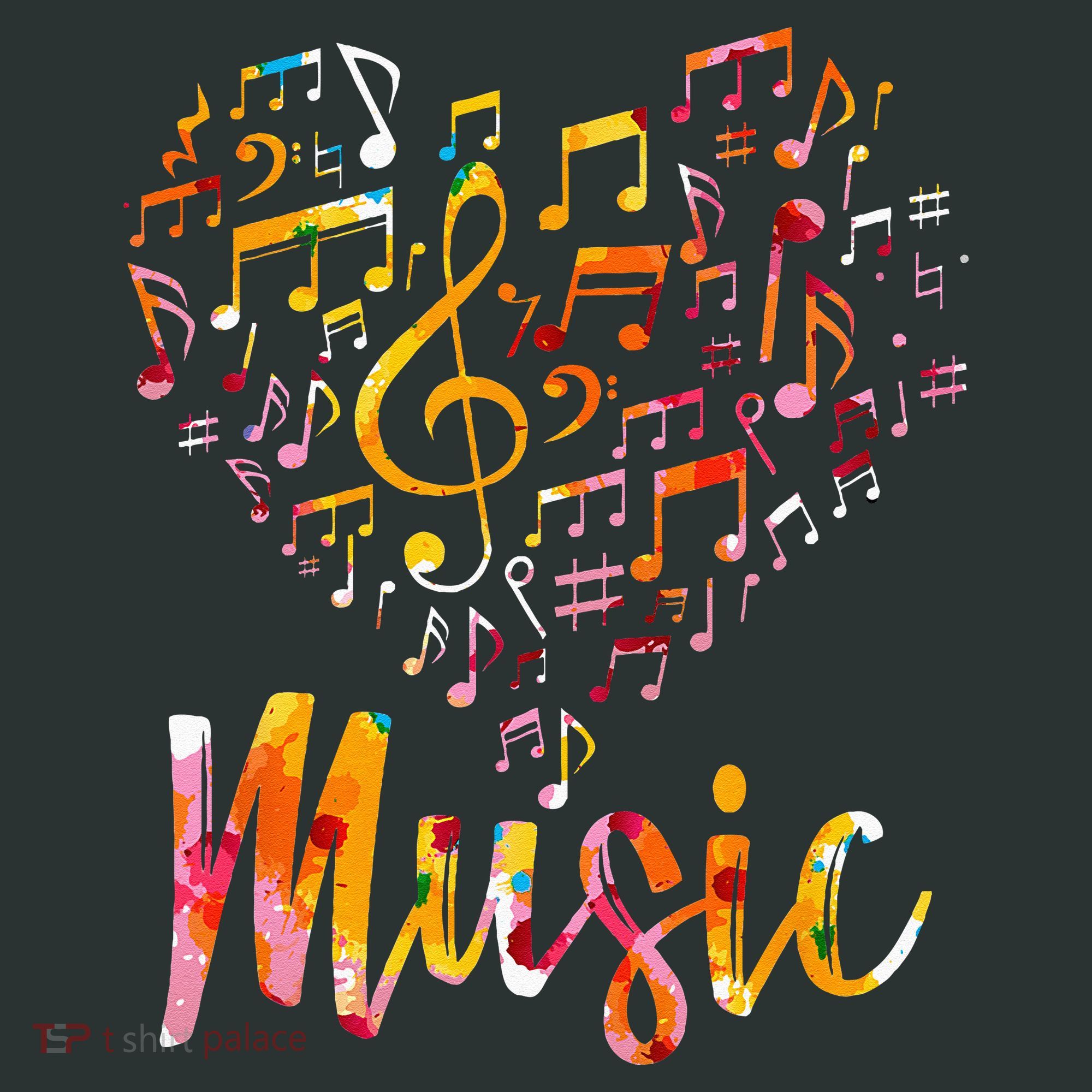 Musician Gift Musical Instrument Music Notes Treble Clef Infant Baby Jersey Bodysuit