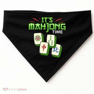 Mahjong Game Mah Jongg Online Player Tile USA-Made Doggie Bandana