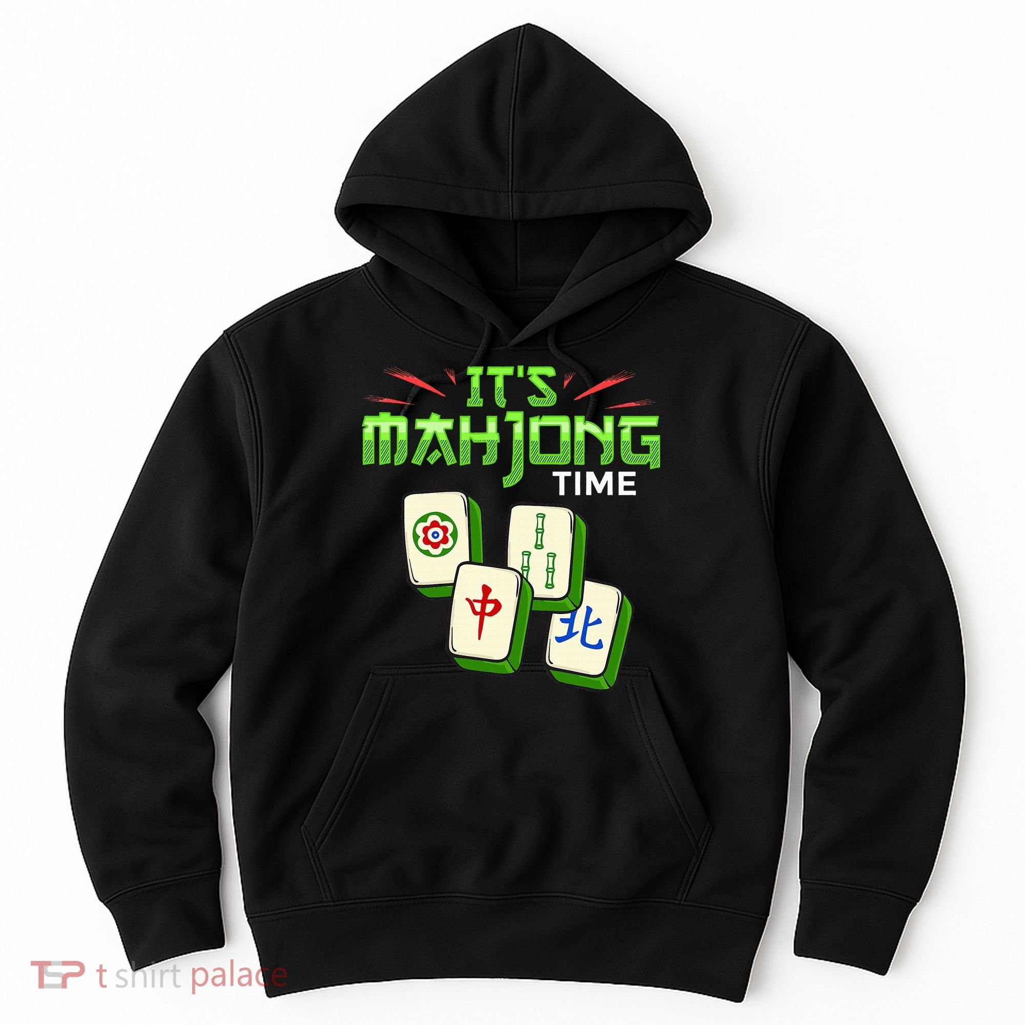 Mahjong Game Mah Jongg Online Player Tile Hoodie