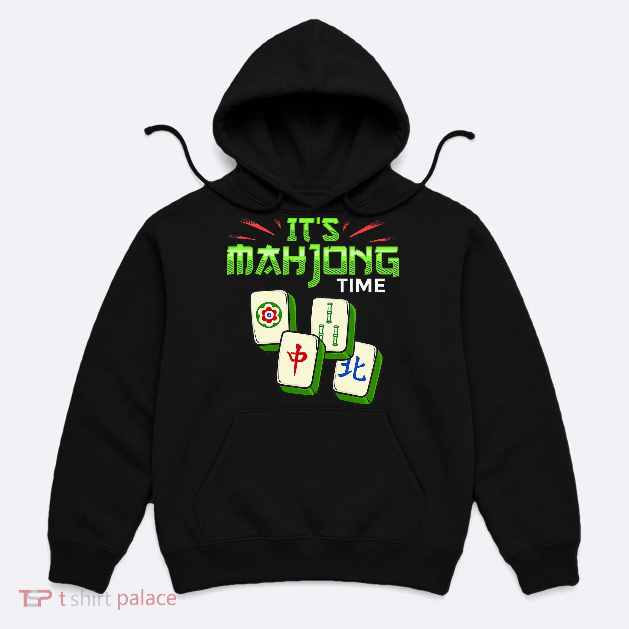 Mahjong Game Mah Jongg Online Player Tile Hoodie