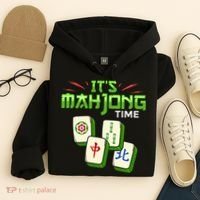 Mahjong Game Mah Jongg Online Player Tile Hoodie thumb 4