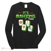 Mahjong Game Mah Jongg Online Player Tile Long Sleeve Shirt thumb 0