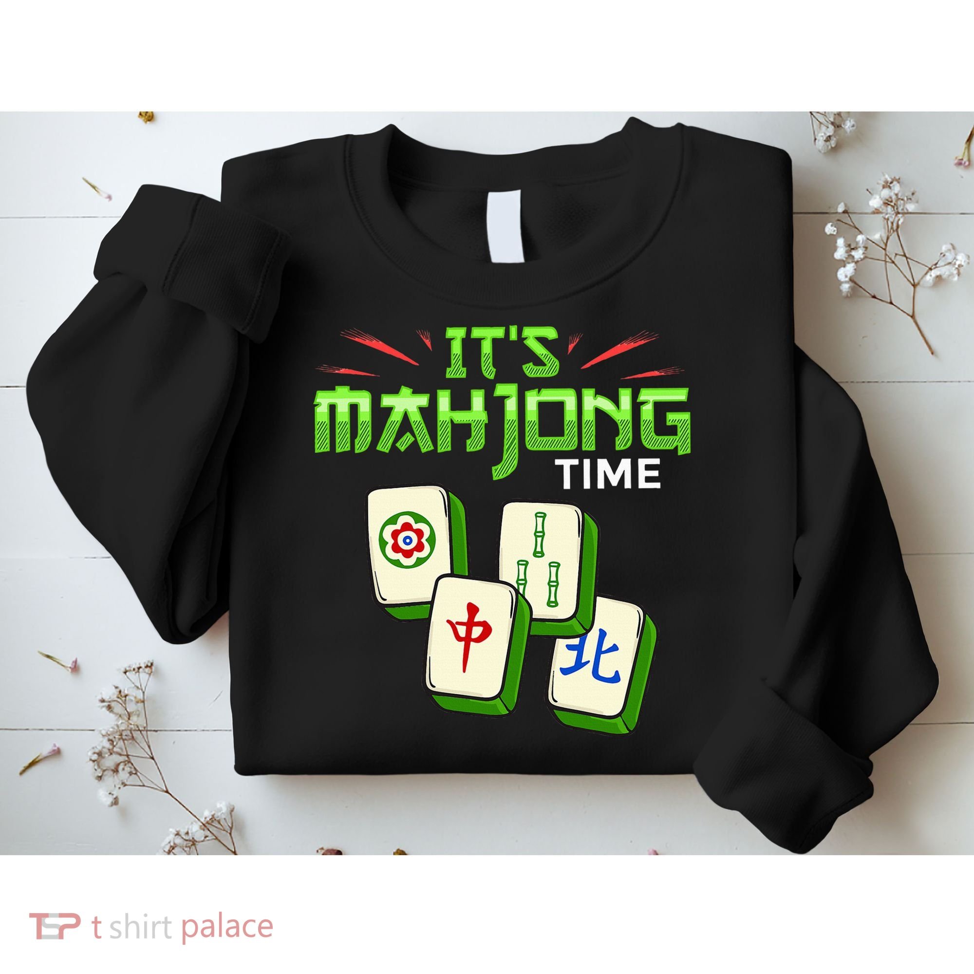 Mahjong Game Mah Jongg Online Player Tile Sweatshirt