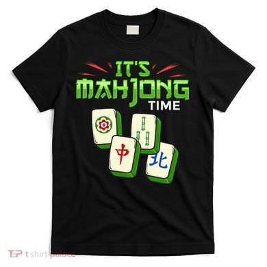 Mahjong Game Mah Jongg Online Player Tile T-Shirt