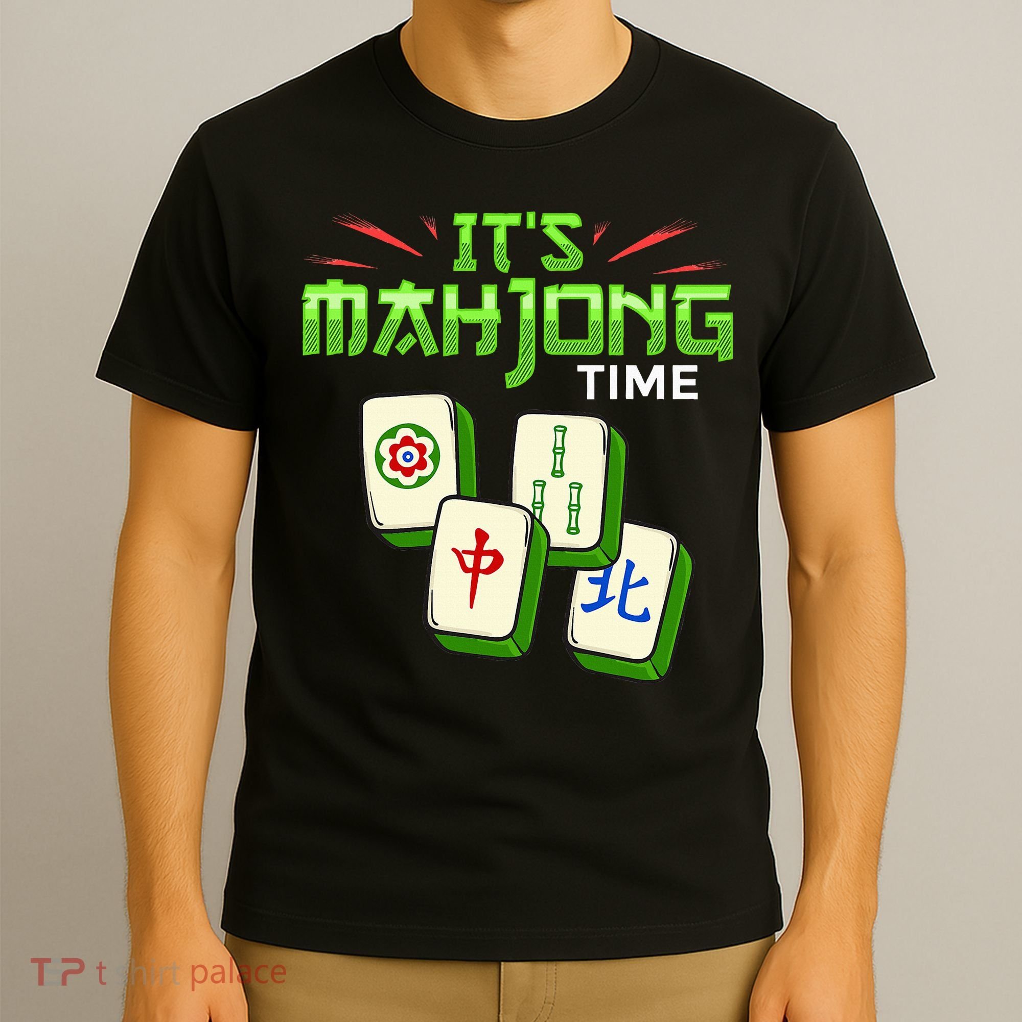 Mahjong Game Mah Jongg Online Player Tile T-Shirt