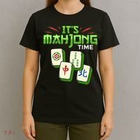 Mahjong Game Mah Jongg Online Player Tile T-Shirt thumb 4