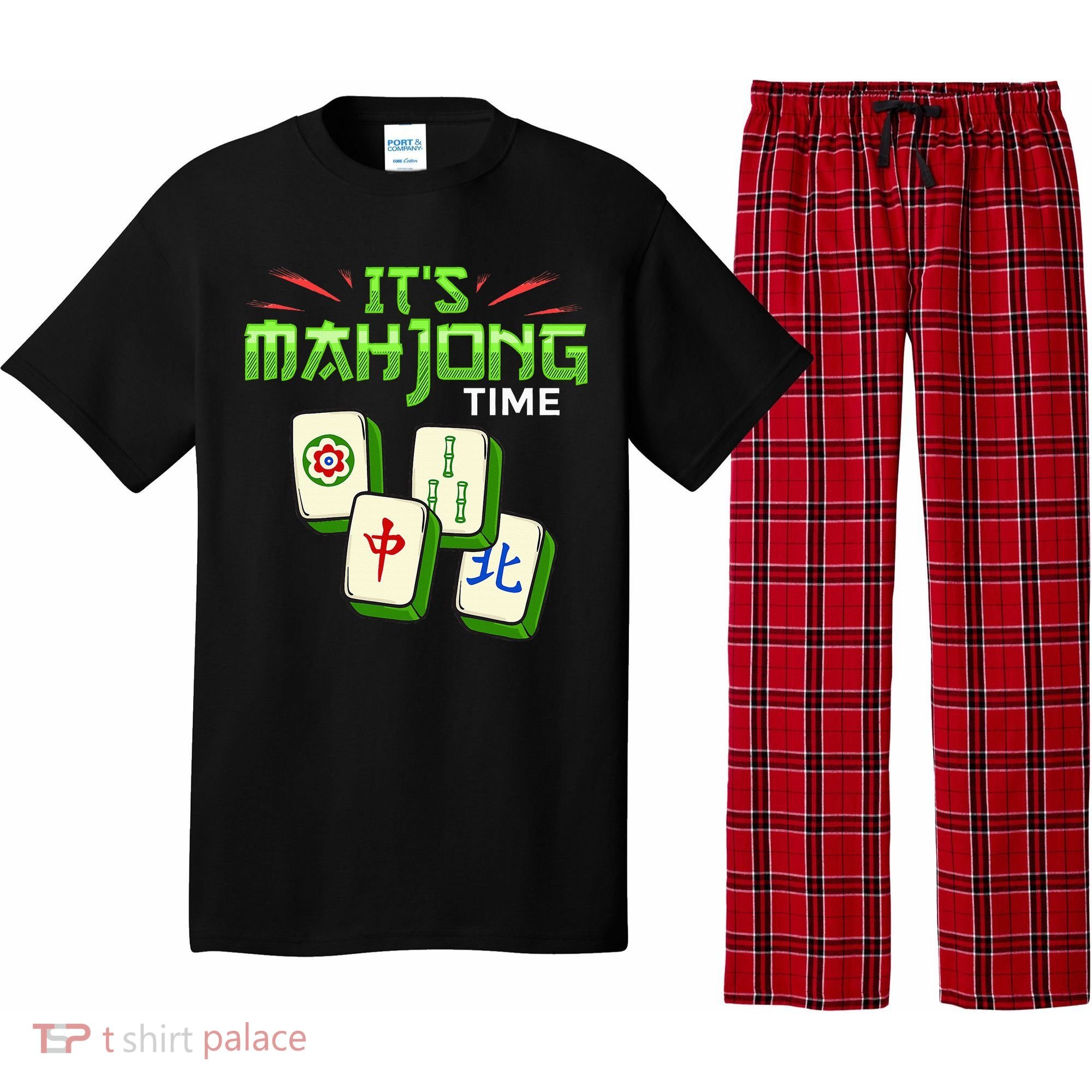 Mahjong Game Mah Jongg Online Player Tile Pajama Set