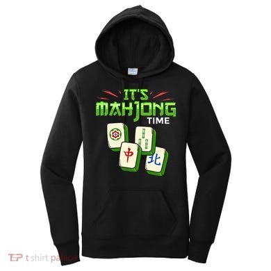 Mahjong Game Mah Jongg Online Player Tile Women's Hoodie