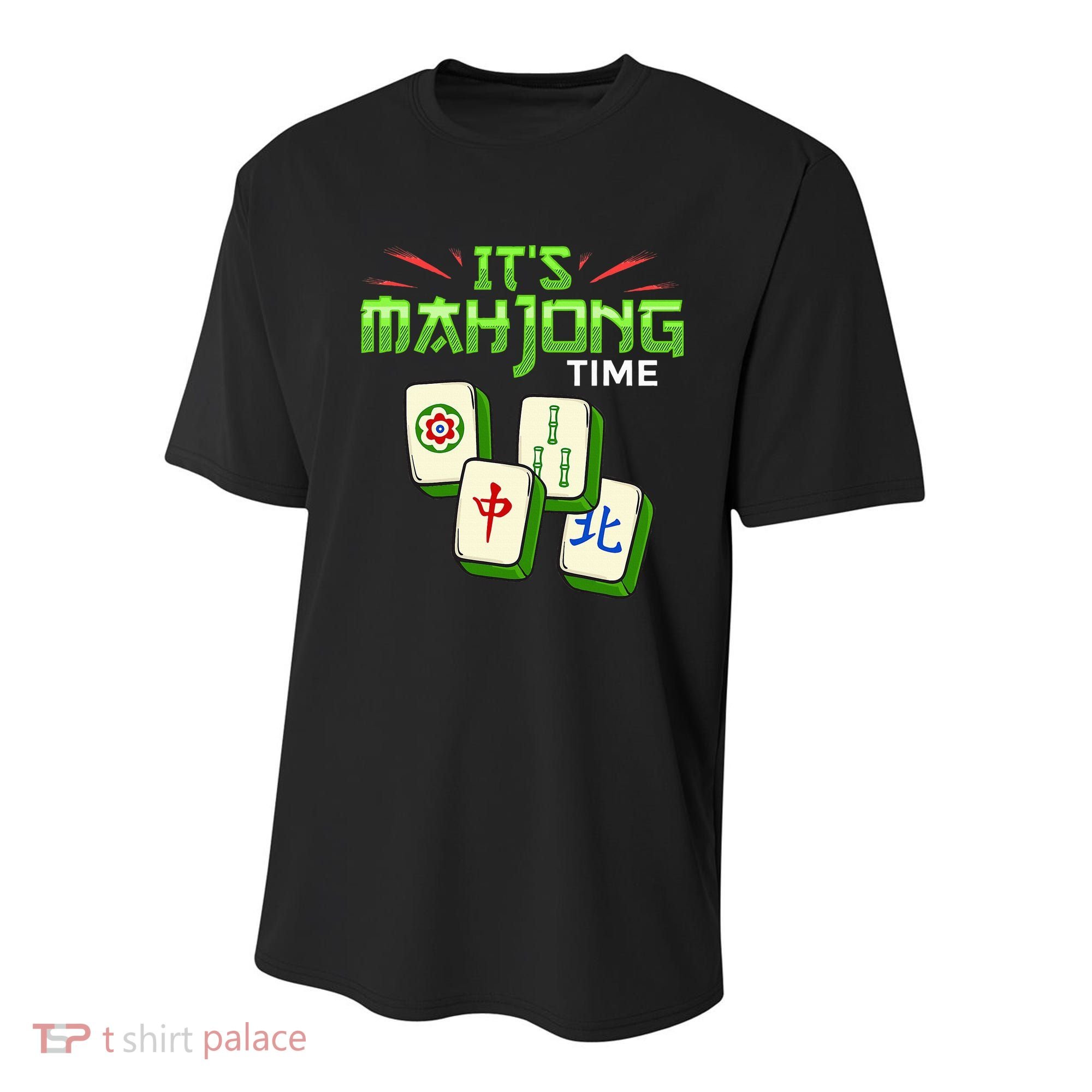 Mahjong Game Mah Jongg Online Player Tile Youth Performance Sprint T-Shirt