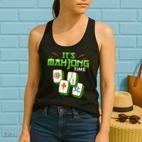 Mahjong Game Mah Jongg Online Player Tile Women's Tank Top thumb 2