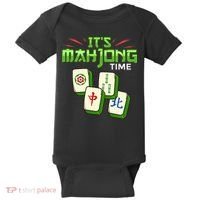 Mahjong Game Mah Jongg Online Player Tile Baby Bodysuit thumb 0
