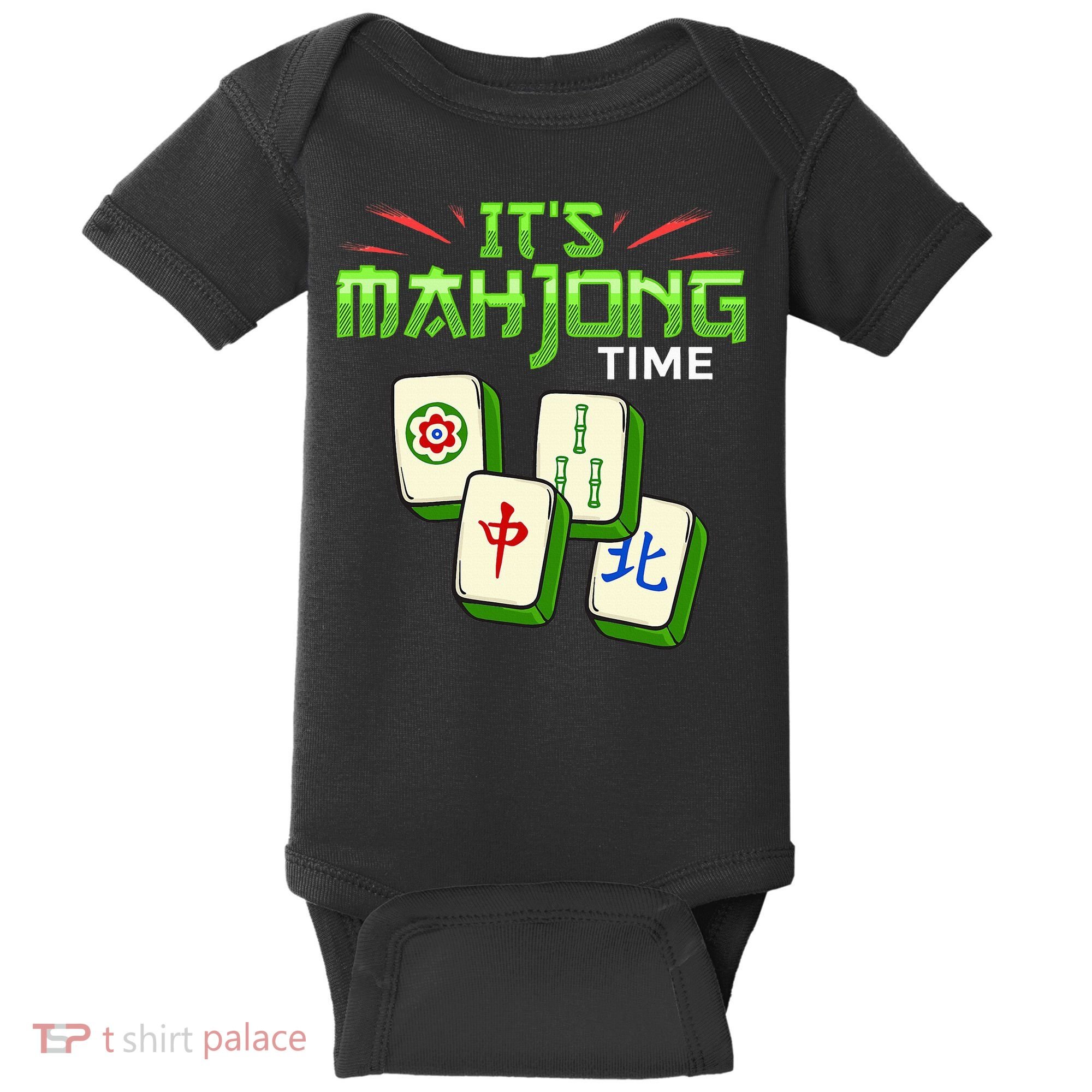 Mahjong Game Mah Jongg Online Player Tile Baby Bodysuit