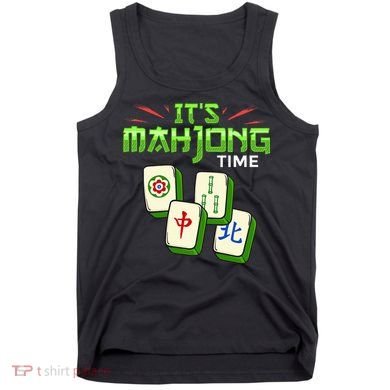Mahjong Game Mah Jongg Online Player Tile Tank Top
