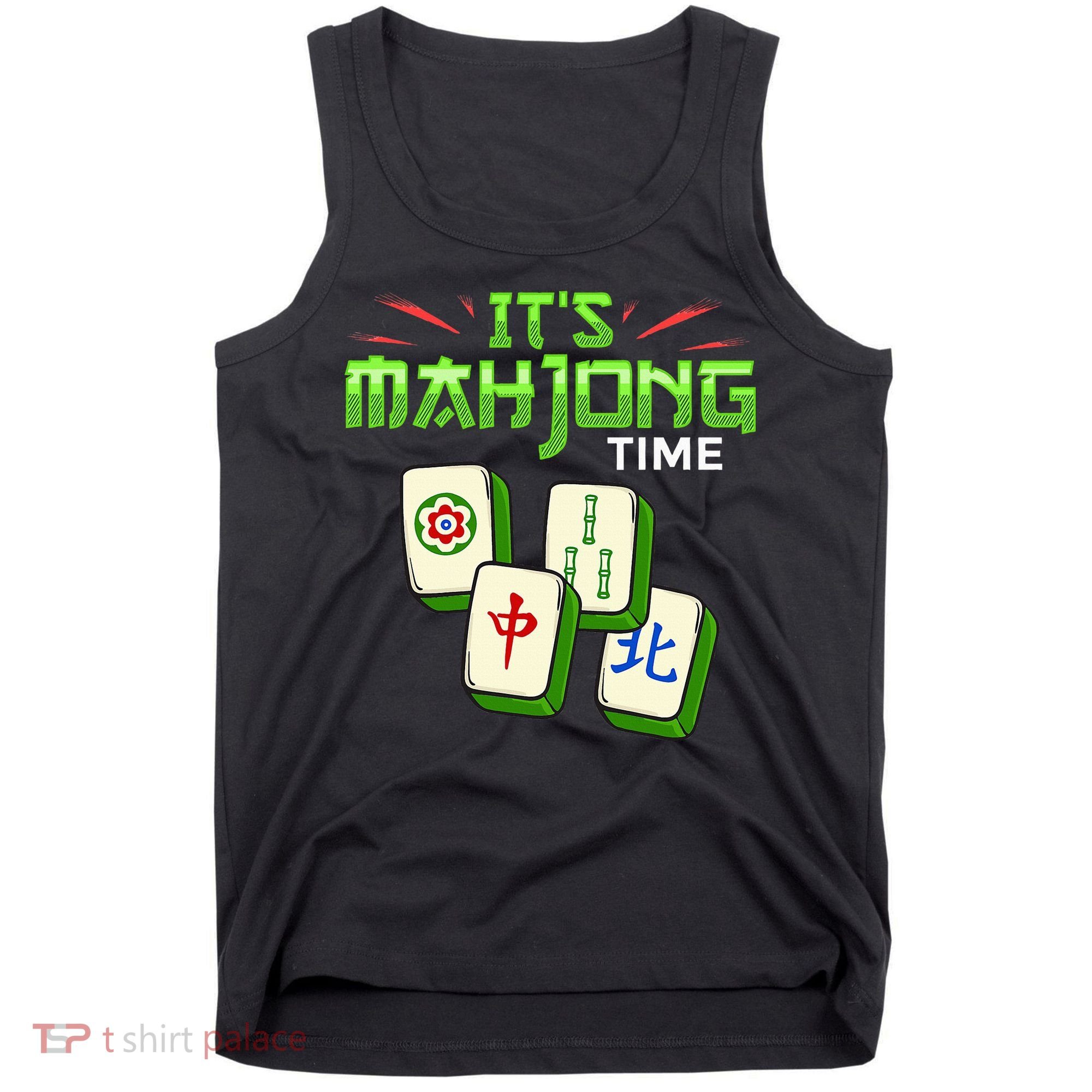Mahjong Game Mah Jongg Online Player Tile Tank Top