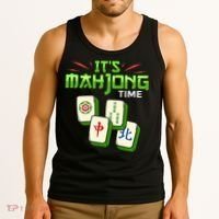 Mahjong Game Mah Jongg Online Player Tile Tank Top thumb 3