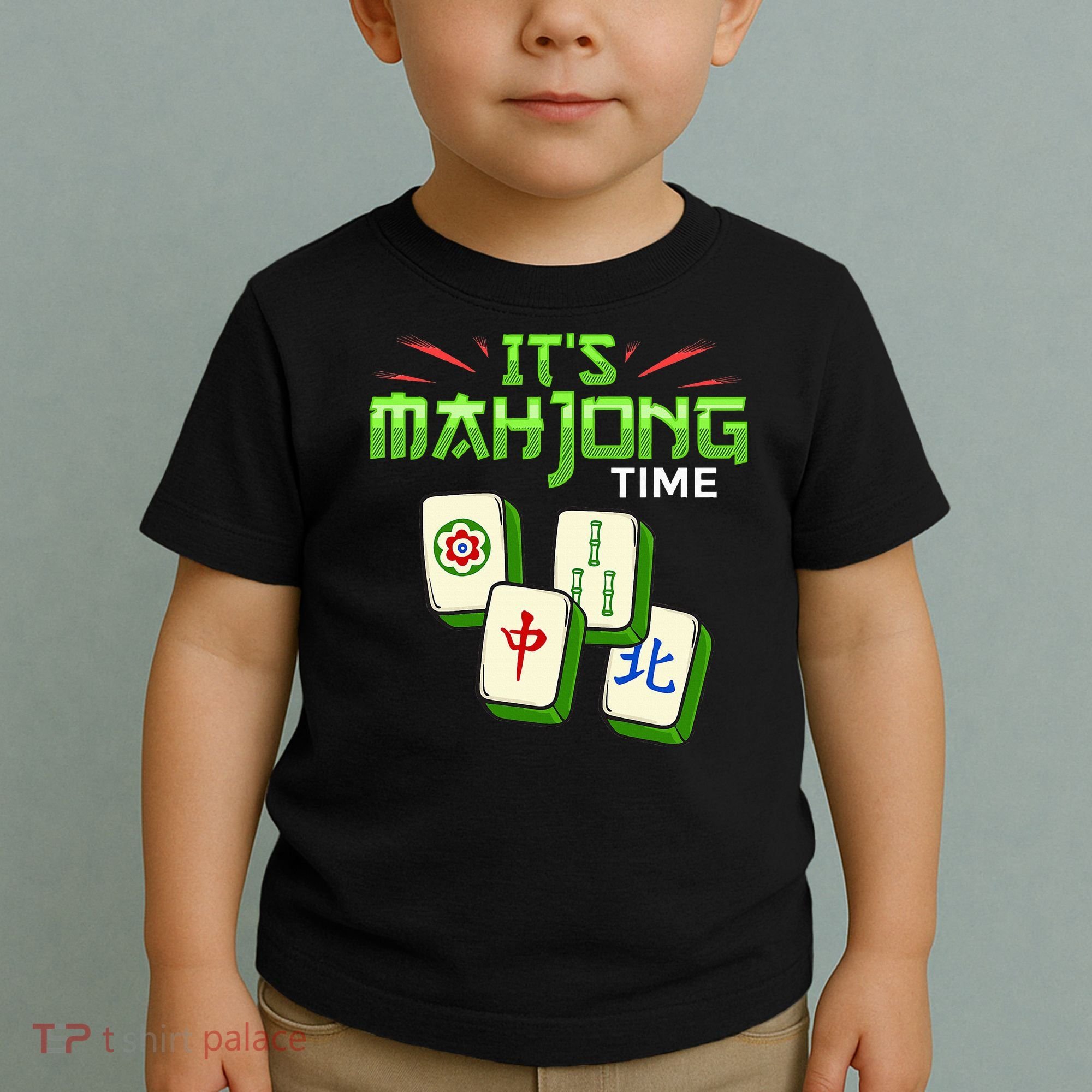 Mahjong Game Mah Jongg Online Player Tile Toddler T-Shirt