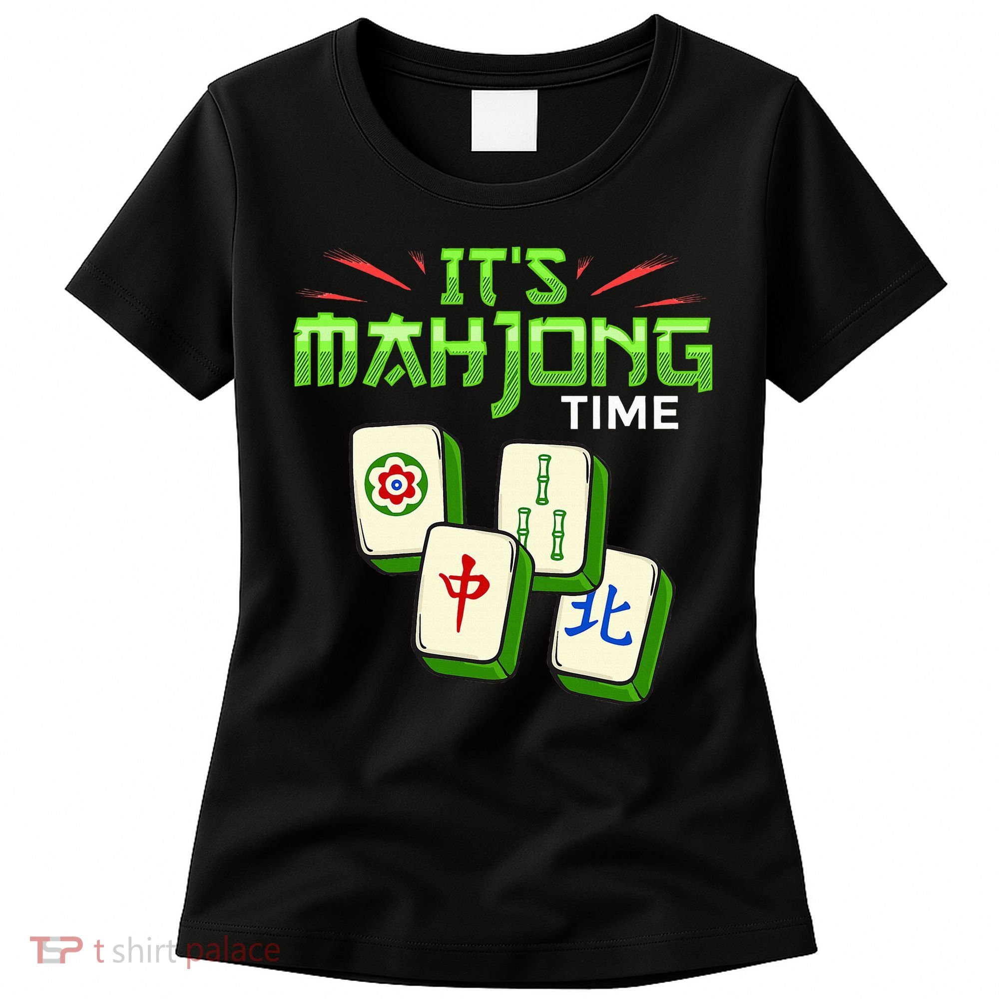 Mahjong Game Mah Jongg Online Player Tile Women's T-Shirt