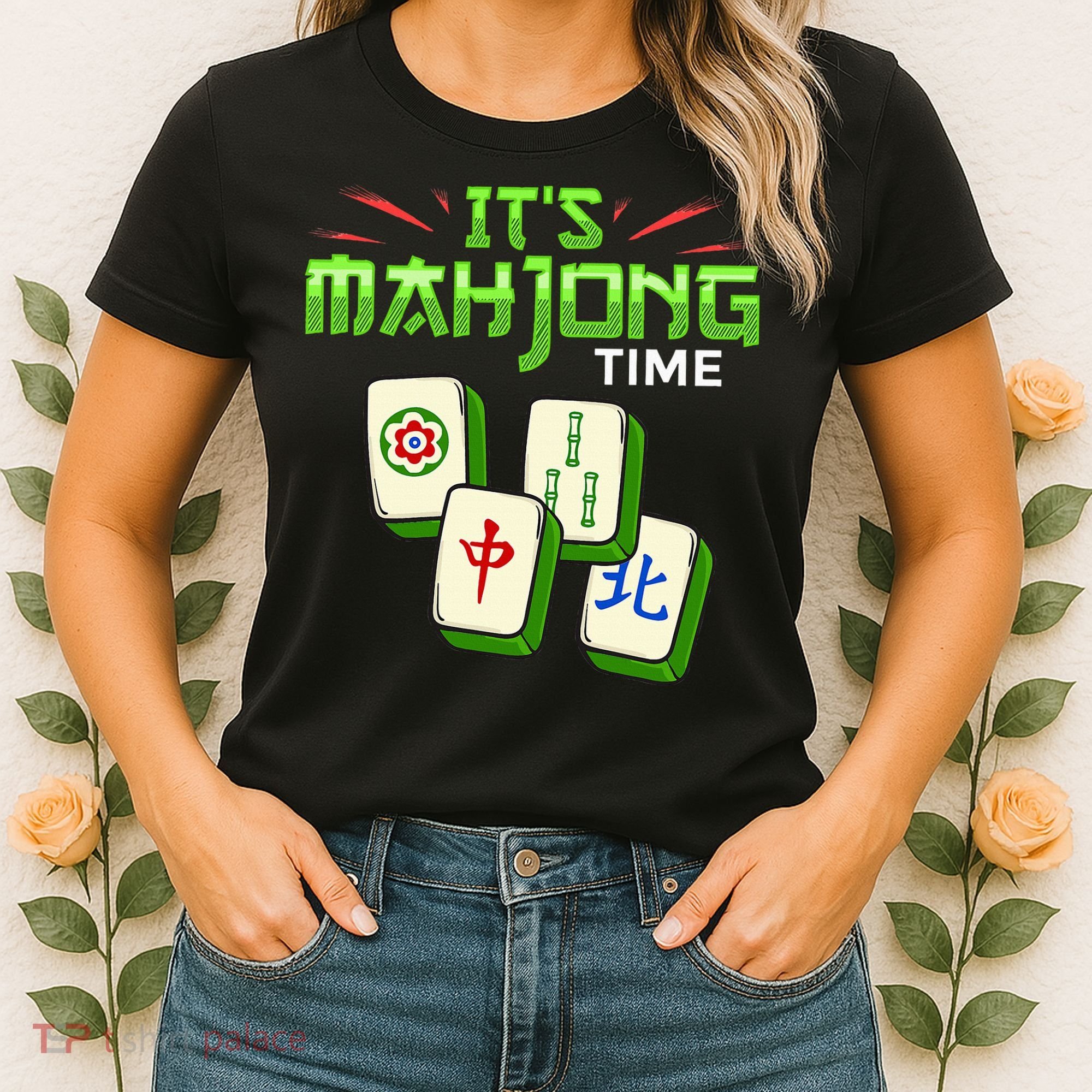 Mahjong Game Mah Jongg Online Player Tile Women's T-Shirt