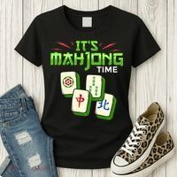 Mahjong Game Mah Jongg Online Player Tile Women's T-Shirt thumb 3