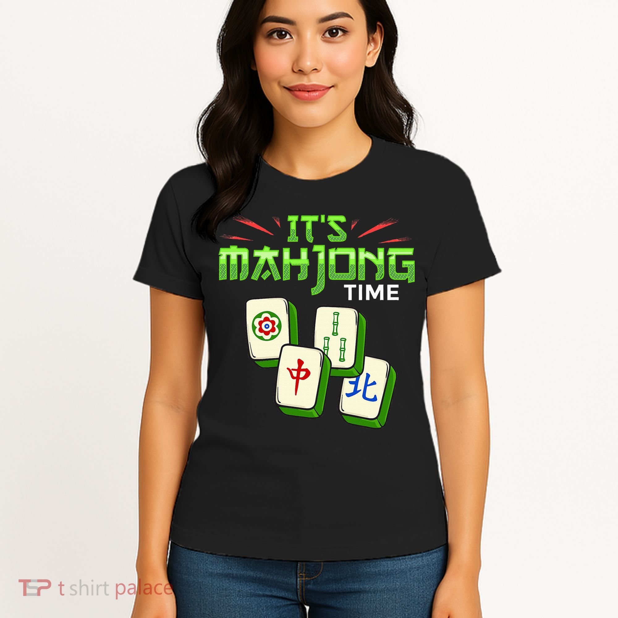 Mahjong Game Mah Jongg Online Player Tile Women's T-Shirt