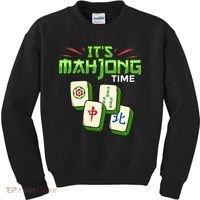 Mahjong Game Mah Jongg Online Player Tile Kids Sweatshirt thumb 0